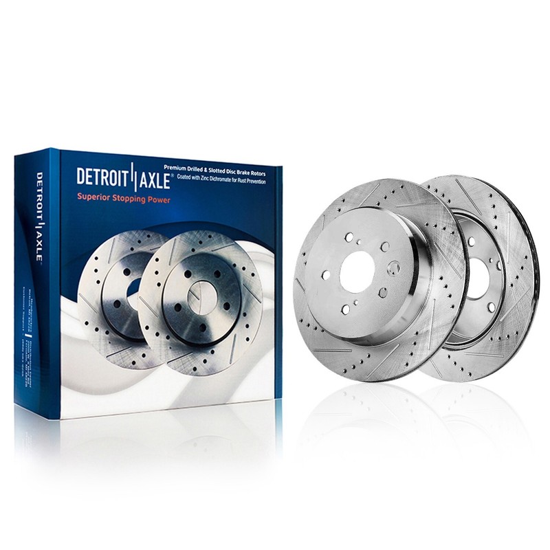 Front Rear Drilled Disc Brake Rotors for Lexus GS200T GS350 GS450H IS200T RC300 gallery