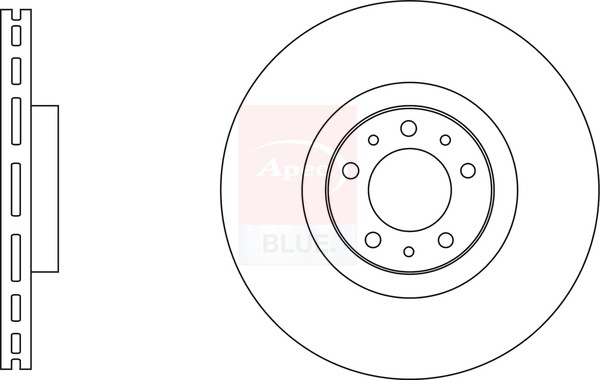 2x Brake Discs Pair Vented fits VAUXHALL ASTRA L 1.6 Front 2022 on 330mm Set New gallery
