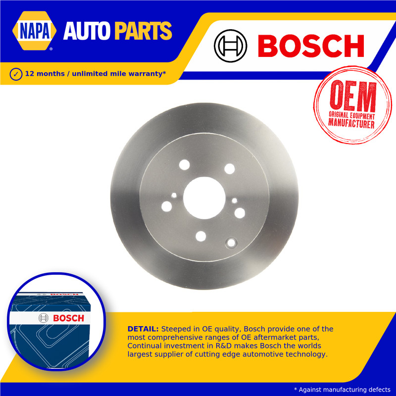 2x Brake Discs Pair Solid fits TOYOTA VERSO ZGR21 1.8 Rear 09 to 18 2ZR-FAE Set