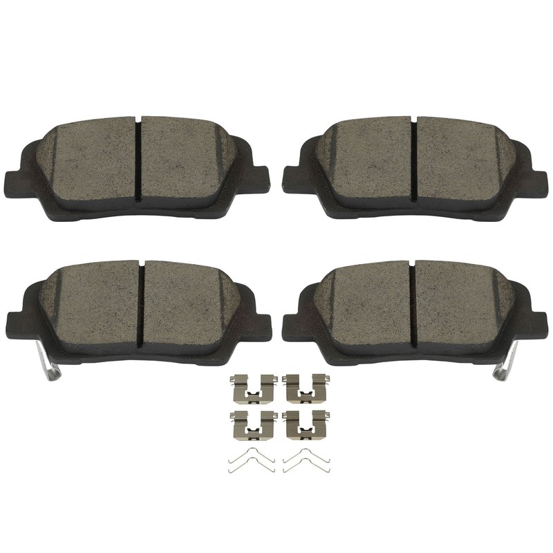 4PCS Rear Ceramic Brake Pads Kit for HYUNDAI SANTA FE XL 17 – 19 All Models