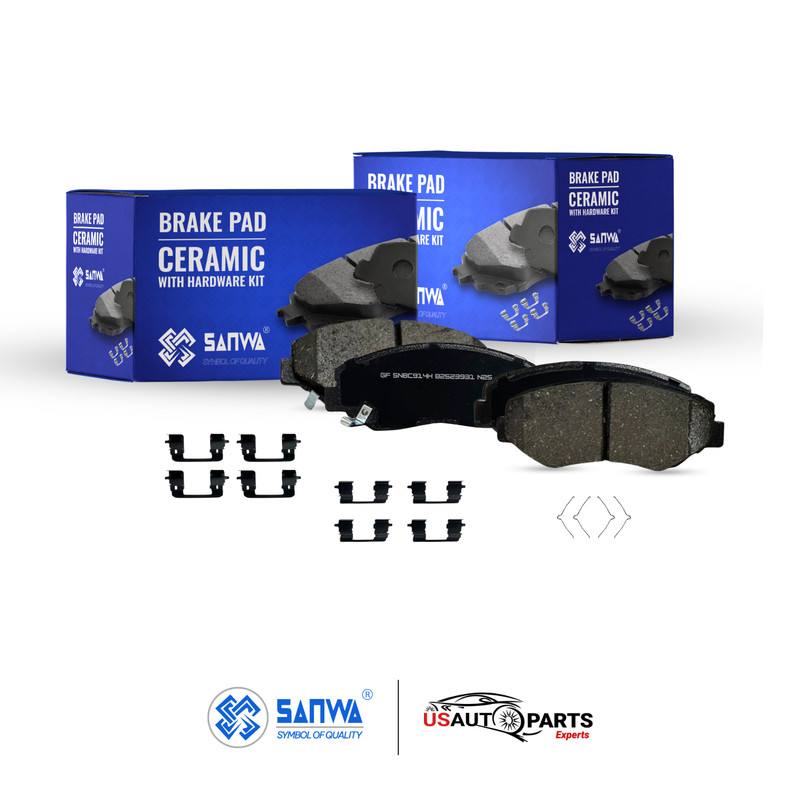 FRONT BRAKE ROTOR VENTED GEOMET COATED & CERAMIC PAD KIT 282 mm FOR HONDA 02-18 gallery