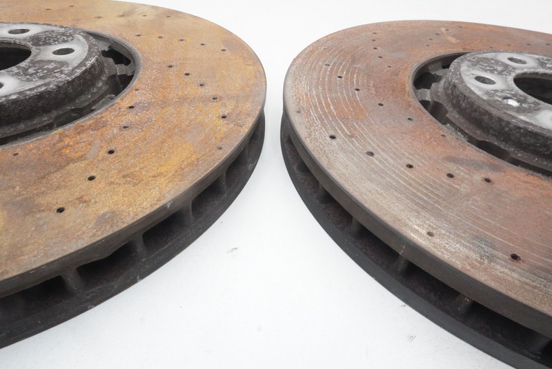 Set 2 Front Left Right Disc Brake Rotor 4M8615301D OEM Audi RSQ8 2020-25 gallery