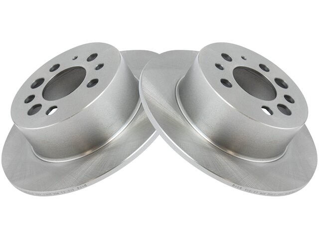 Rear TRQ 2 Piece Brake Rotor Set Brake Rotor Set fits Volvo 745 1985 59JBFS