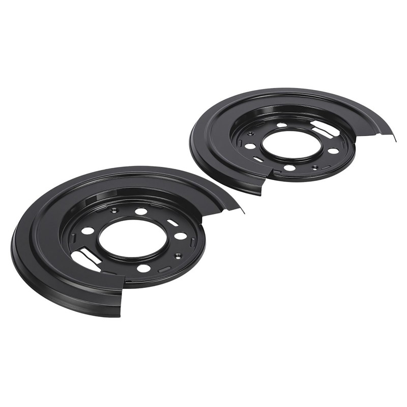 Set of 2 Brake Dust Shields Rear Driver & Passenger Side for F450 Truck Pair gallery