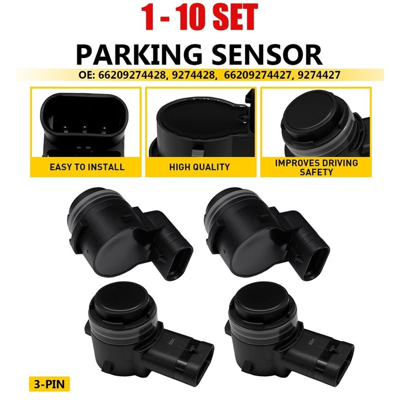 4-40x Fit 2016-2019 BMW X3 66209274427 BUMPER ULTRASONIC PDC PARKING SENSOR 3Pin