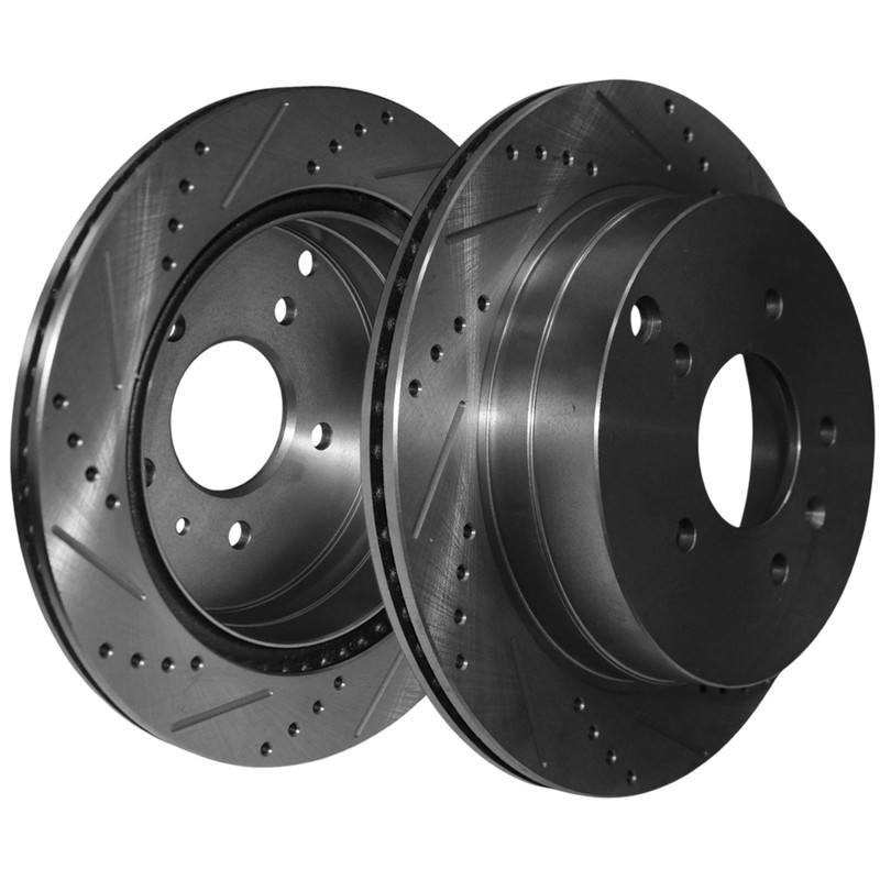 303mm Rear Drilled Brake Rotors For Chevy Equinox Captiva Sport Suzuki XL-7 VUE gallery