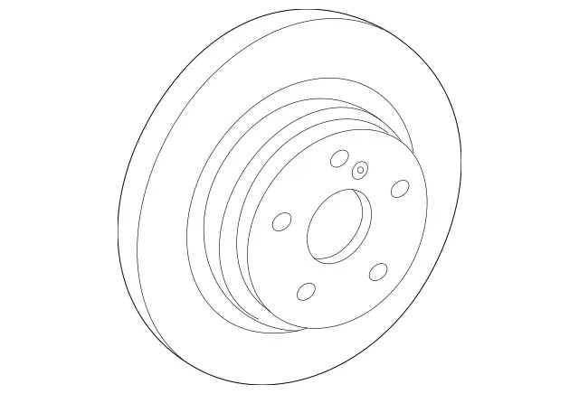 Genuine Mercedes-Benz Brake Disk 220-423-02-12-64