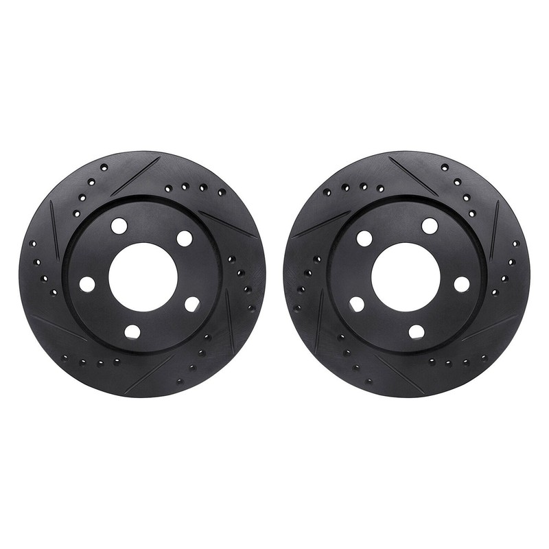 For Audi S4 00-02 R1 Concepts WHPN1-73066 Drilled & Slotted Rear Brake Rotor Set