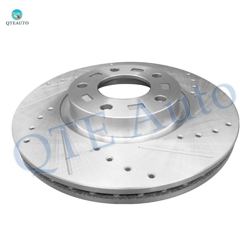 Front Drilled Slotted Brake Disc Rotors 300mm For 2004-2013 Mazda 3 gallery