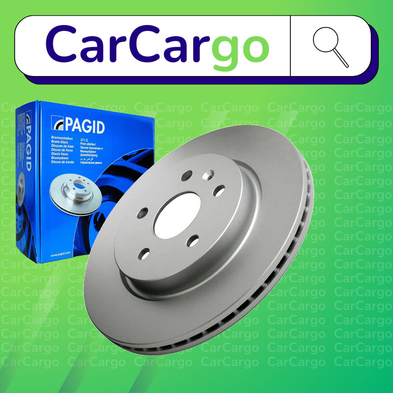 Pagid Vented Rear Brake Discs Pair For Opel Insignia 1.6 2008-2017 315 mm