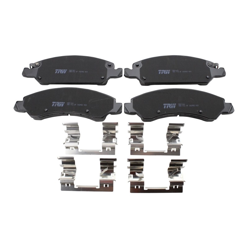 DuraGo Front Rotor TRW Pro Metallic Disc Brake Pad Kit For Sierra Silverado 1500 gallery