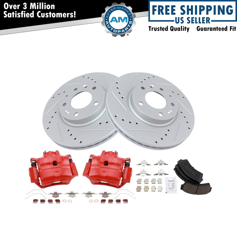 Front Brake Pad & Rotor Kit For 2006-2013 Ford Lincoln Mazda Mercury