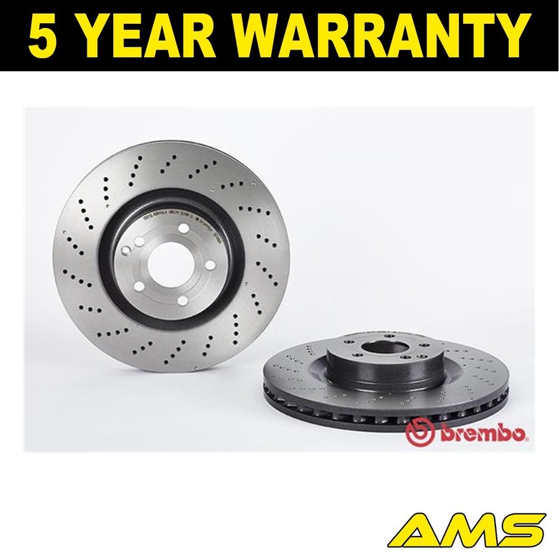 Fits Mercedes C-Class 2011- E-Class 2009-2016 Brake Disc Front AMS