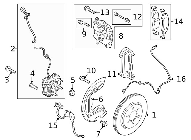 Genuine Ford Disc Brake Rotor ML1Z-1125-D gallery