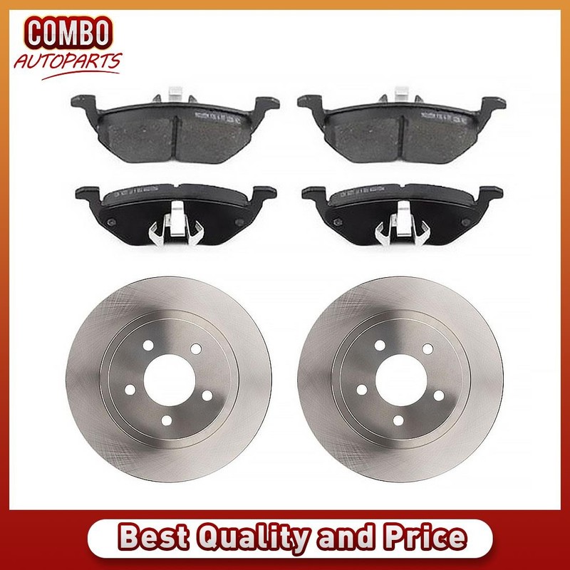 Rear Brake Rotors Brake Pads for 2005 2006 2007 2008 Ford Escape