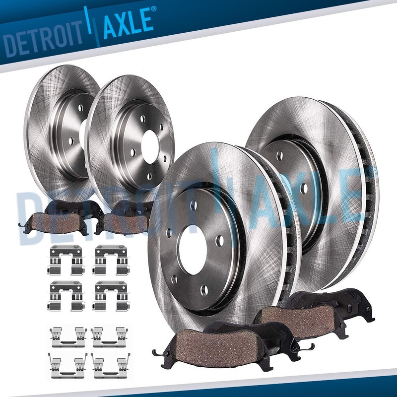 Front Rear Disc Rotors Brake Pads for Subaru Forester Impreza Legacy Outback BRZ