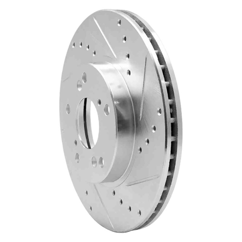 Front Drilled-Slotted Brake Rotors & Ceramic Pads for Honda Civic; Acura ILX gallery