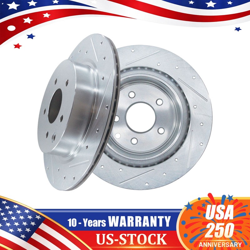 12.13″ (308mm) Rear Drilled Disc Brake Rotors for NISSAN MAXIMA 2009 – 2023
