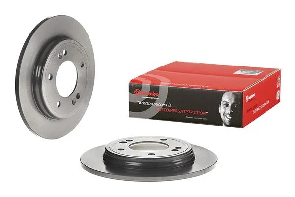 2x Brake Discs Pair Solid fits KIA CERATO 1.6 Rear 2018 on G4FG 262mm Set Brembo gallery