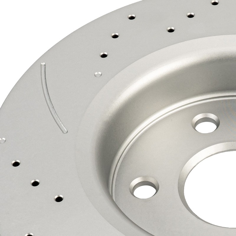 2x Drilled & Slotted Front Brake Rotors For 06-10 Jeep Grand Cherokee 3.7L 53026 gallery