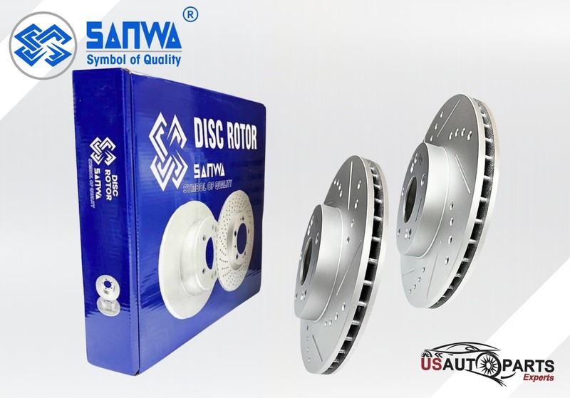 SET OF FRONT & REAR BRAKE ROTOR GEOMET COATED D&S KIT FOR HONDA CIVIC 2006-2015 gallery