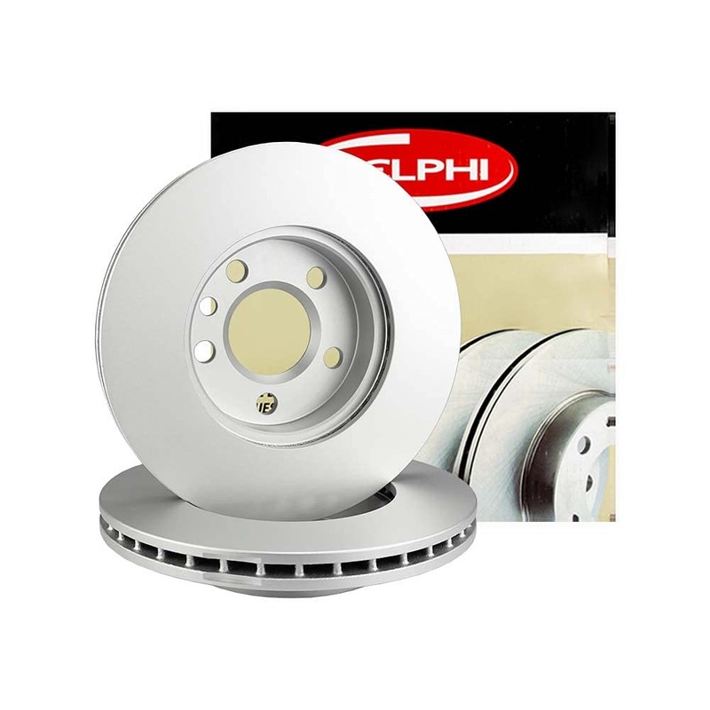 Delphi Front Brake Disc Set fits Honda Accord Mk VII BG3978 gallery
