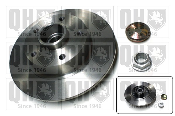2x Brake Discs Pair Solid fits RENAULT GRAND SCENIC Mk3 1.4 Rear 2009 on H4J700 gallery