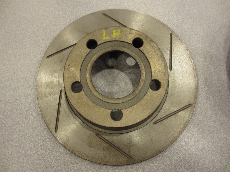 02 Audi A6 Quattro Slotted Rear Disc Brake Rotor Rotors 10" or 254 mm gallery