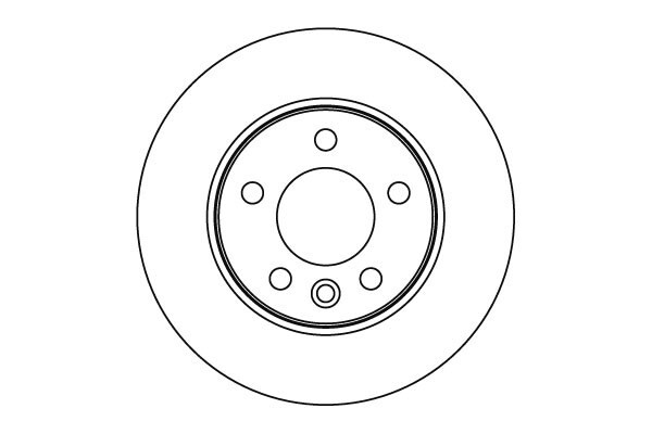 KGF Rear 1x Brake Disc Fits VW Multivan CARAVELLE Transporter 7H0615601B gallery