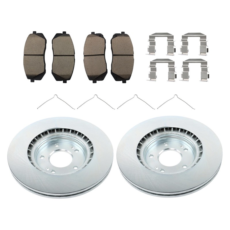Labwork Front 305mm Drilled Brake Rotor & Ceramic Pad For Hyundai Sonata Kia gallery