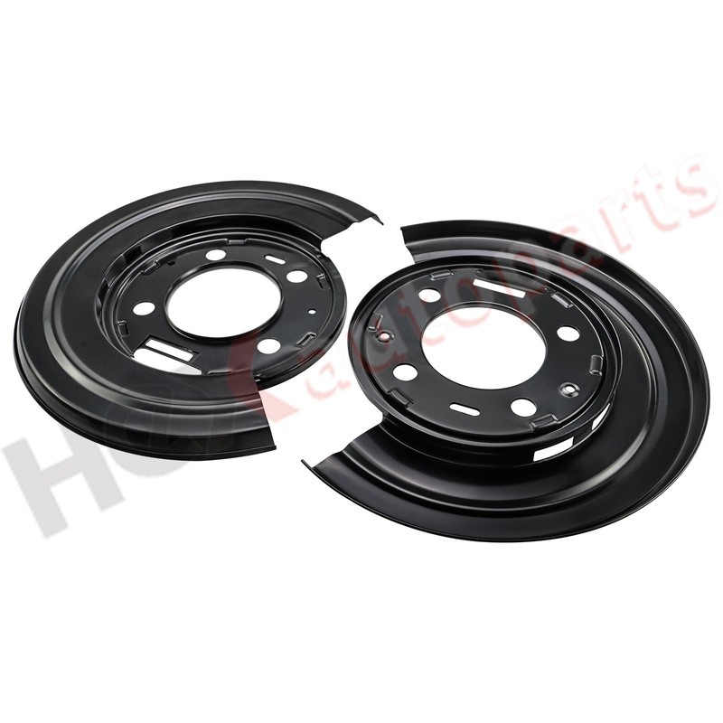 Pair Rear Brake Dust Shield Backing Plates For 1999-15 Ford F250 F350 Excursion gallery