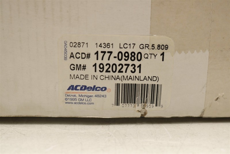 NEW ACDelco Disc Brake Rotor Front 177-0980 Chevy Buick Olds Cadillac 1997-2005 gallery