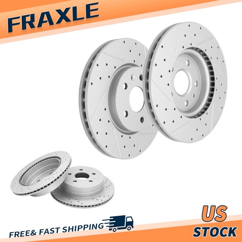 Front Rear Brake Rotors Kit For Chevrolet Equinox Gmc Terrain 2010 2011 – 2017