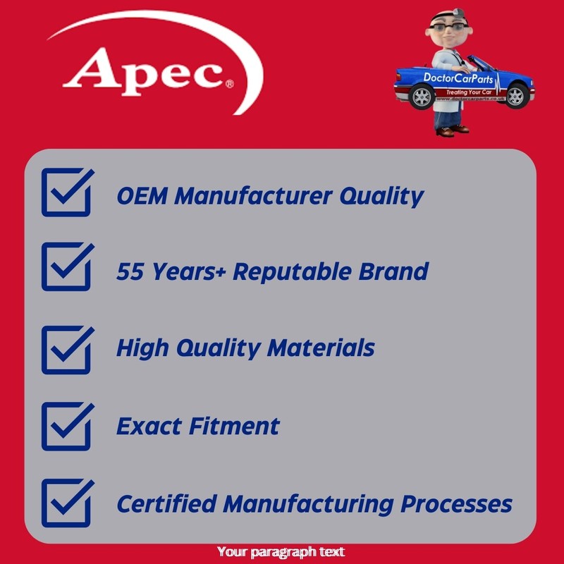 Brake Discs Pair Front FOR KIA RIO III 1.2 1.25 1.4 11->17 CHOICE1/2 Apec gallery