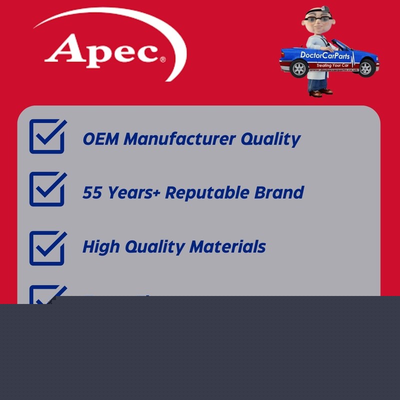 Brake Discs Pair Front FOR ROVER 200 105bhp 220 2.0 95->00 CHOICE1/2 Apec gallery