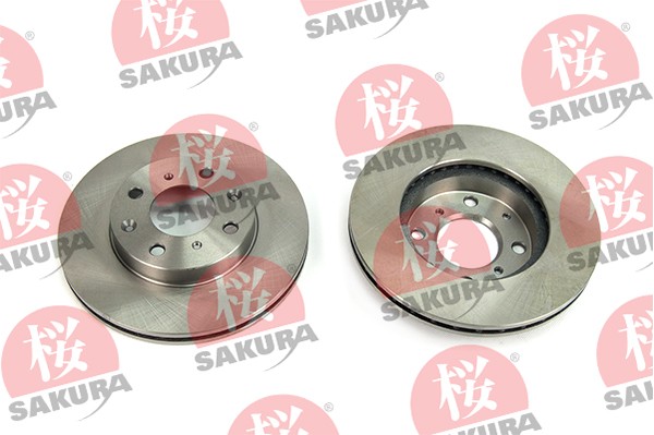 Sakura 604-40-6650 Brake Disc for Honda