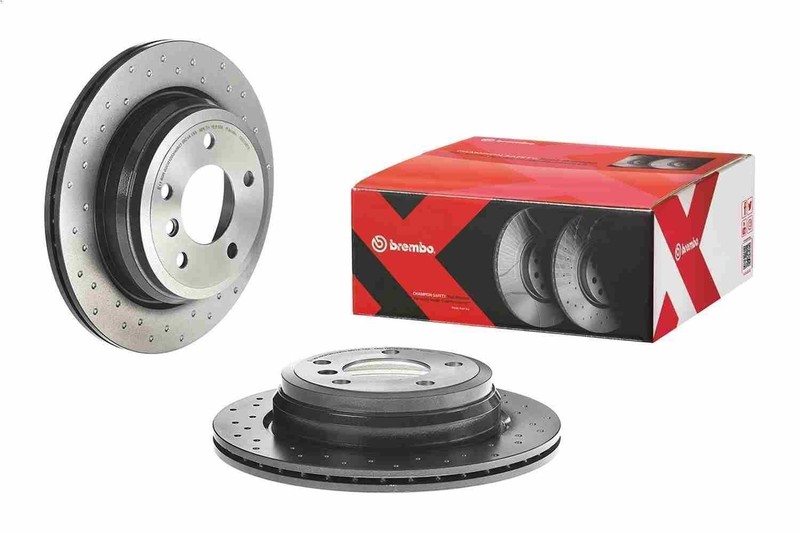 1X brake disc BREMBO 9.B338.2X for BMW 3 (E90) 2 2005-2006