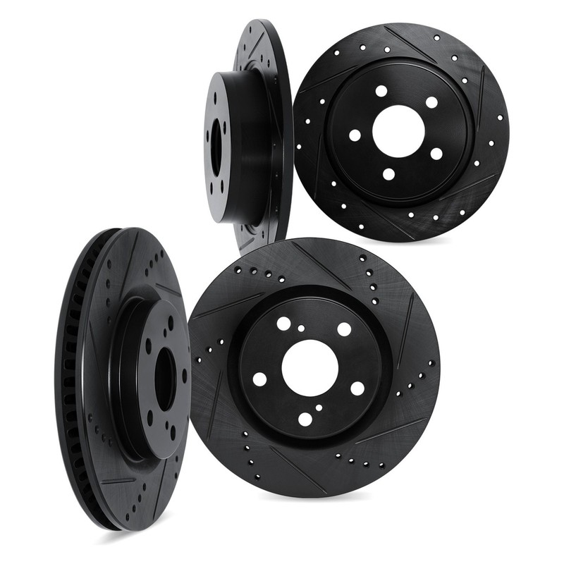 For Audi A5 Sportback 21-25 Brake Rotor Set DFC Premium Drilled & Slotted Front