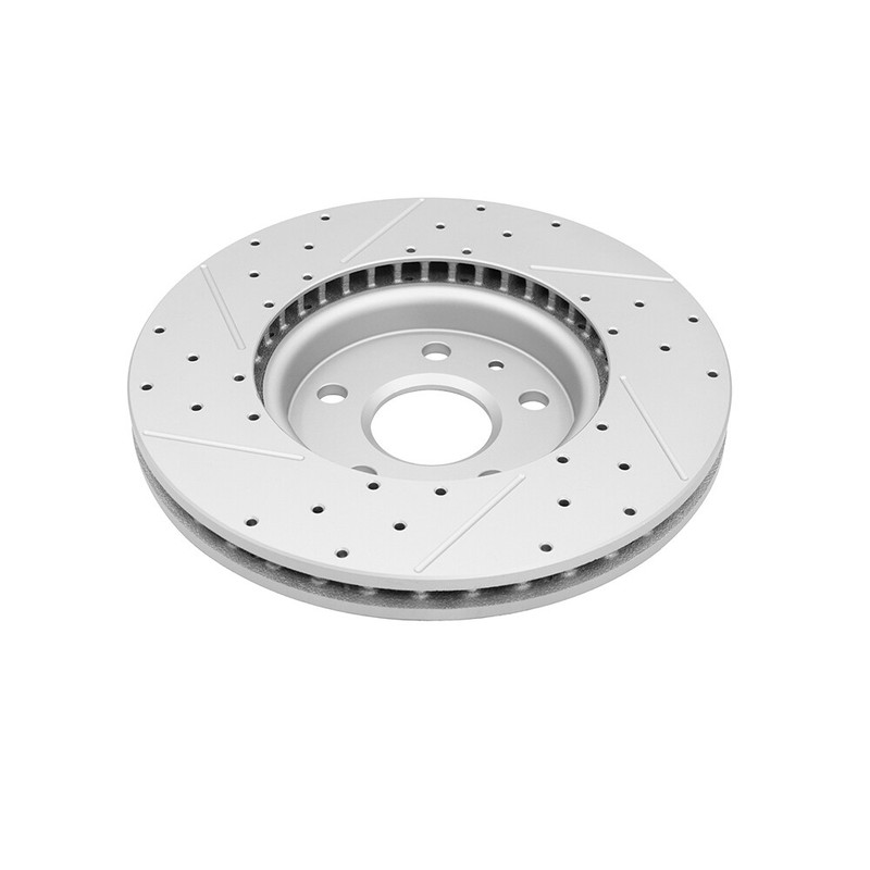 4PCS Front Rear Drilled Brake Rotors Set for 2010-2017 Chevy Equinox GMC Terrain gallery