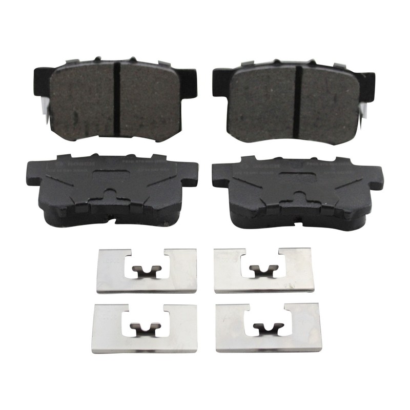 DuraGo Rear Solid Rotors & Bosch QuietCast Ceramic Brake Pads Kit For CRV RDX gallery