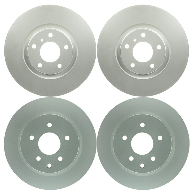 Bosch QuietCast Front 320mm & Rear 307mm Disc Brake Rotor Kit for G35 350Z 370Z