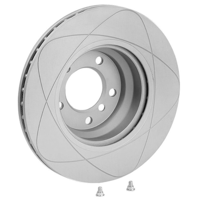 Front Premium Slotted Disc Brake Rotor 1 Pc, Fits Ford Windstar 99-03; 282mm gallery