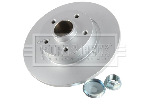 2x Brake Discs Pair Solid Rear 280mm BBD6117S Borg & Beck Set 6000620071 Quality gallery