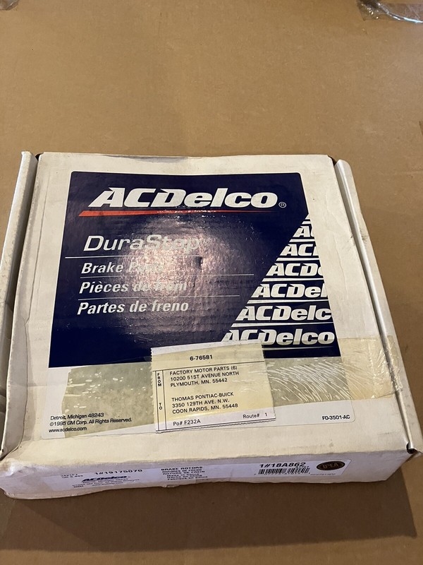 ACDelco Disc Brake Rotor 18A862