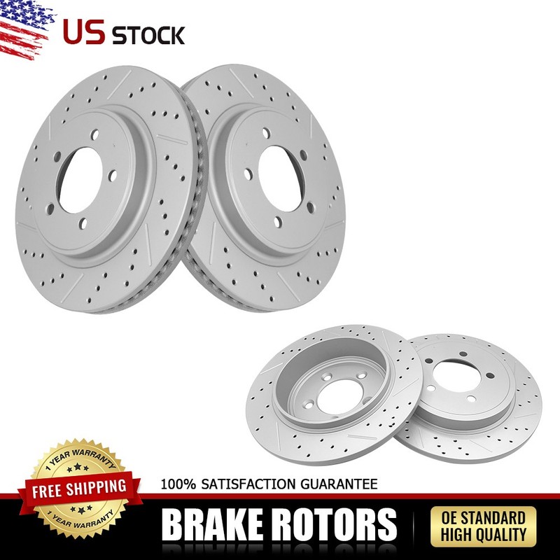 Front and Rear Disc Brake Rotors for 2006-2009 2010 Ford Explorer Mountaineer