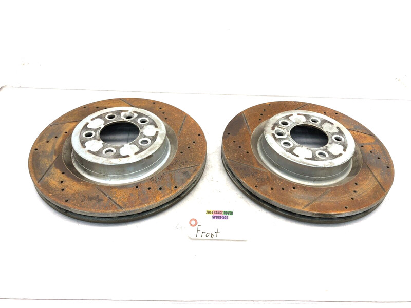 2014-2021 RANGE ROVER SPORT L494 LEFT RIGHT FRONT DISC BRAKE ROTOR SET OEM