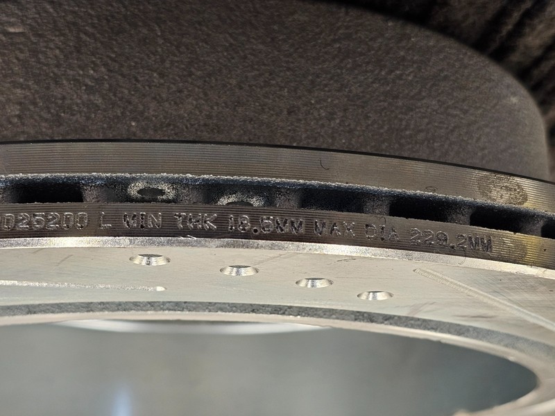 MOSTPLUS Brake Disc Rotor M06701302X2 2025200 L Min THK 18.5mm Max Dia 229.2mm gallery