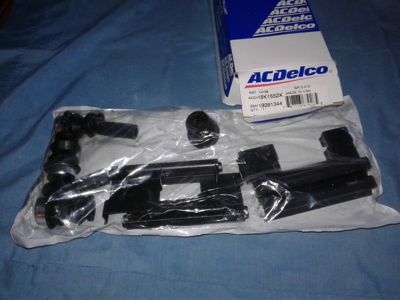 ACDelco 18K1552X 19261344 Rear Disc Brake Hardware Kit