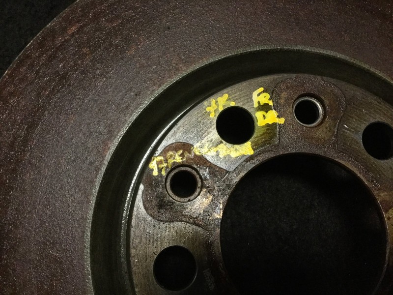15 16 17 JEEP RENEGADE FRONT BRAKE DISC ROTOR 2pcs OEM 7.000 miles gallery