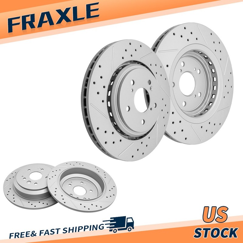 4* Front + Rear Disc Brake Rotors Kit for Acura MDX 2014 2015 2016